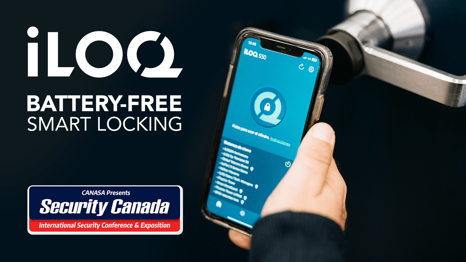 Bc Security iLOQ @ SECURITY CANADA CENTRAL 2023, October 25-26, 2023 | iLOQ